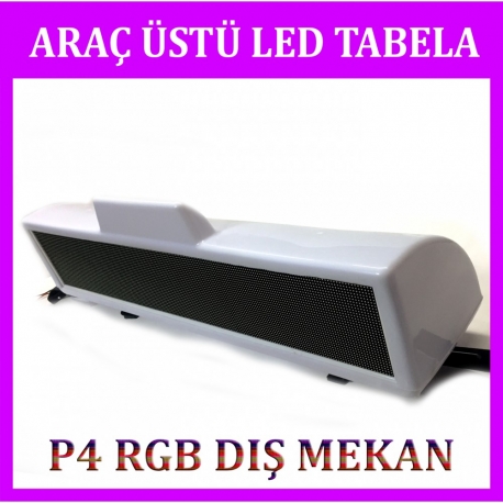 P4 Araç Üstü RGB Led Tabela