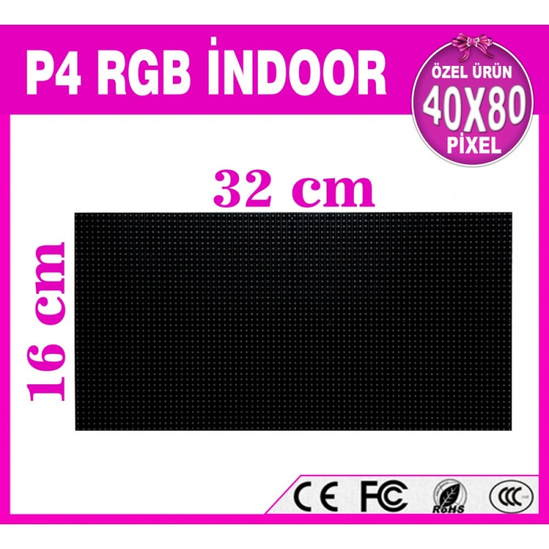 P4 Rgb Led Panel 16X32 Cm