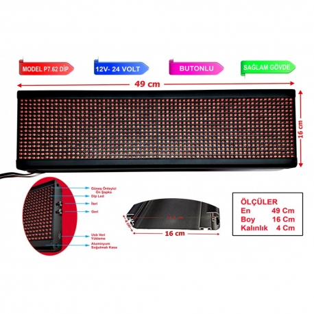 P7,62 8S Dip Kırmızı