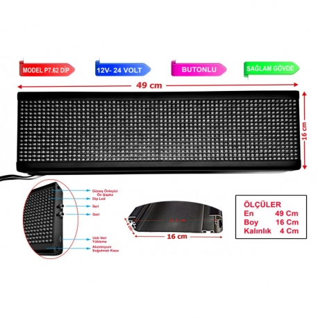 P7,62 8S  Dip  Beyaz