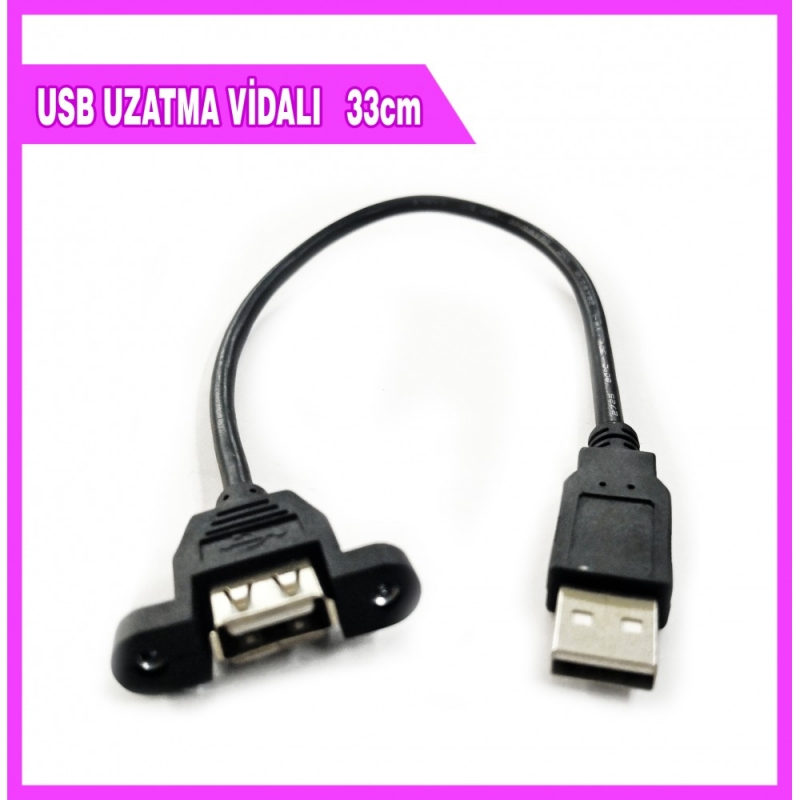 USB Uzatma Vidalı 33cm